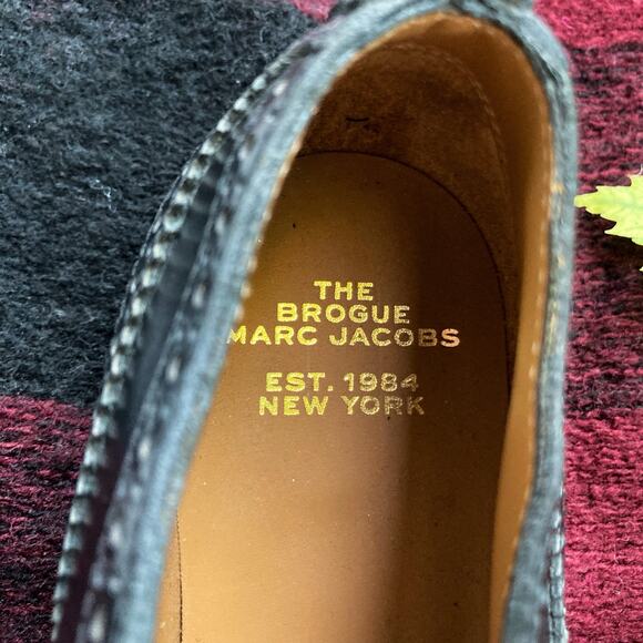 Marc Jacobs The Ghillie Brogues | Handmade in Italy | Preppy Moto Heritage NEW - Picture 7 of 16